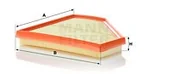 Filtry powietrza - Filtr powietrza Mann-filter C 26 047 - miniaturka - grafika 1