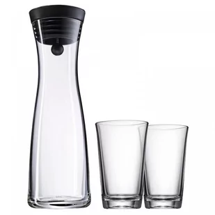 WMF Basic Karafka do wody czarna 1,0 l z dwoma szklankami 617709994 - Karafki - miniaturka - grafika 4