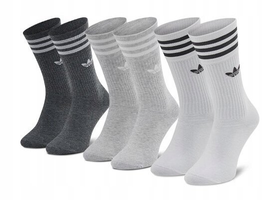 Adidas Skarpetki adidas 3 Stripes Crew Sock wielokolorowy rozmiar 39-42
