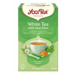 Herbata WHITE TEA Herbata biała z aloesem BIO 17 torebek Yogi Tea - Herbata - miniaturka - grafika 1