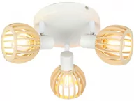 Lampy sufitowe - Biała lampa sufitowa w stylu skandynawskim - K092-Treja - miniaturka - grafika 1