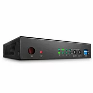 Rozgałęźniki i multiswitche do TV-SAT - Lindy 38084 Przełącznik switch) Matrix HDMI 4K UHD 2 ekrany 4-portowy z audio portem optycznym i analogowym + pilot IR LY-38084 - miniaturka - grafika 1