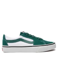 Trampki damskie - Tenisówki Vans VN000BVXCI21 Zielony - miniaturka - grafika 1
