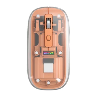 Marvo PRISM B10 Orange, pomarańczowa, optyczna, 1600DPI - Myszki - miniaturka - grafika 1