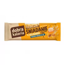 Baton Śniadaniowy Prażone Orzeszki & Sól 35g - Dobra Kaloria - Batoniki - miniaturka - grafika 1