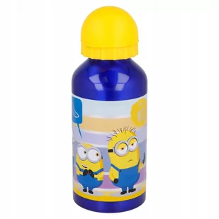 Minionki Banan Butelka Bidon Aluminiowy 400Ml - Bidony dla dzieci - miniaturka - grafika 1