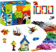 Klocki - Klocki konstrukcyjne EVI KIDS bardzo duży kreatywny zestaw - mix 1000 sztuk - miniaturka - grafika 1