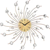 Zegary - MPM Duży zegar ścienny E04.4496.80 z kryształkami 52 cm . - miniaturka - grafika 1