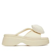 Klapki i japonki damskie - Klapki GOE RR2N4120 Biały - miniaturka - grafika 1