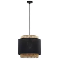 Lampy sufitowe - TK Lighting Lampa wisząca nowoczesna BOHO Big Black 1pł. ratan Wysyłka za 0 zł 6542 - miniaturka - grafika 1