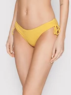 Stroje kąpielowe - Roxy Dół od bikini Quiet Beauty ERJX404334 Żółty - miniaturka - grafika 1