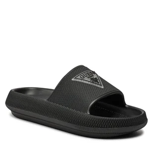 Klapki Guess E4GZ27 WG5X0 JBLK - Klapki i japonki damskie - miniaturka - grafika 1