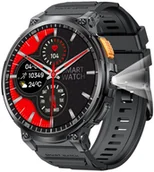 Smartwatch - GlacierX Giant Black GX-G241 Czarny - miniaturka - grafika 1