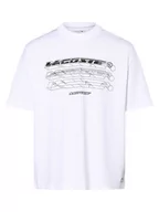 Koszulki męskie - Lacoste - T-shirt męski, biały - miniaturka - grafika 1