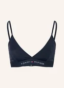 Koszulki i topy damskie - Tommy Hilfiger Bralette Bikini Top blau - miniaturka - grafika 1
