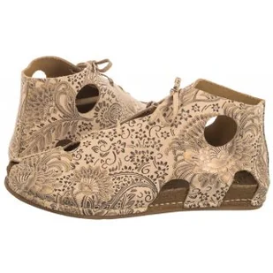 Buty Beżowe/Złote 03426-02/00-6 (MA1167-a) Maciejka - Sandały damskie - miniaturka - grafika 1