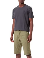 Spodenki damskie - TOM TAILOR Męskie Chino Bemuda szorty ze stretchem 1031444, 29003 - Olive Branch Green, 30 - miniaturka - grafika 1