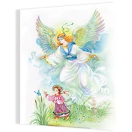 Ikony i obrazy sakralne - Obraz religijny na płótnie Anioł Stróż - miniaturka - grafika 1