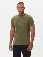 Koszulki męskie - KARL LAGERFELD T-Shirt 755032 554221 Zielony Regular Fit - miniaturka - grafika 1