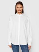 Koszule damskie - Selected Koszula Hema 16079698 Biały Regular Fit - miniaturka - grafika 1