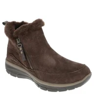 Botki damskie - Skechers Damskie botki Easy Going Cool Zip, Czekolada, 39 EU - miniaturka - grafika 1