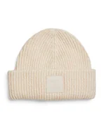 Czapki damskie - Pieces Czapka beanie w kolorze kremowym - miniaturka - grafika 1