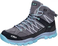 Buty dla chłopców - CMP Dziecięce buty trekkingowe Rigel Mid Wp, uniseks, cemento alluminio, 31 EU - miniaturka - grafika 1