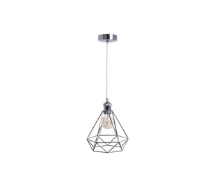 Żyrandol na lince 1xE27/60W/230V śr. 22 cm chrom błyszczący - Lampy sufitowe - miniaturka - grafika 1