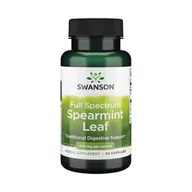Zioła - Full Spectrum Spearmint leaf - Mięta zielona 400 mg 60 kaps. (Swanson) - miniaturka - grafika 1