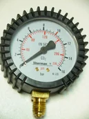 Akcesoria spawalnicze - MONOMETR Z OSŁONĄ CO2/ARGON Wskaźnik przepływu 32l/min 1" - miniaturka - grafika 1