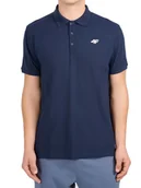 Koszulki męskie - Męska koszulka polo 4F PTSM0771 granatowy 31S XL - miniaturka - grafika 1