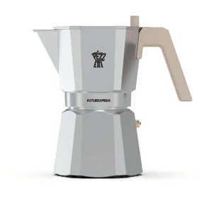 PEZZETTI FUTUREXPRESS Aluminiowa kawiarka (6 filiżanek) - Srebrny - Zaparzacze i kawiarki - miniaturka - grafika 1
