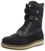 Kozaki damskie - Tommy Hilfiger W1285ooli 12 cw damskie kozaki z krótką cholewką, niebieski - niebieski Midnight 403-36 EU - miniaturka - grafika 1