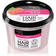 Maski do włosów - Organic Shop maska do włosów Malina & Acai, 250 ml - miniaturka - grafika 1