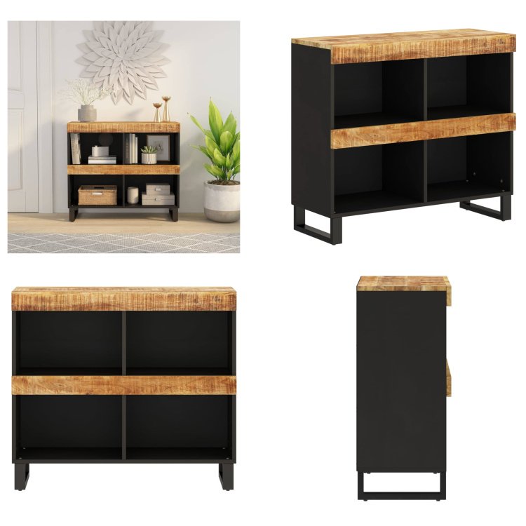 vidaXL Szafka nocna 85x33x75 cm z litego drewna mango - Stolik nocny - Szafki nocne - Szafka nocna - Szafki nocne