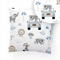 Pościel dla dzieci - POSZEWKA NA PODUSZKĘ 40x40 BAWEŁNA ZAMEK WZORY! - miniaturka - grafika 1