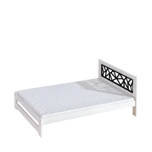 Łóżko 140 x 200 ze Stelażem Kosma Dolmar Sosna Barwiona na Orzech - Łóżka dla dzieci i młodzieży - miniaturka - grafika 1