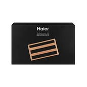 Akcesoria i części AGD - Drewniana półka Haier Winebank, Maksymalna pojemność, Eleganckie wzornictwo i wysoka jakość, Oryginalne akcesorium Haier, 41,7x1x23,7cm - miniaturka - grafika 1