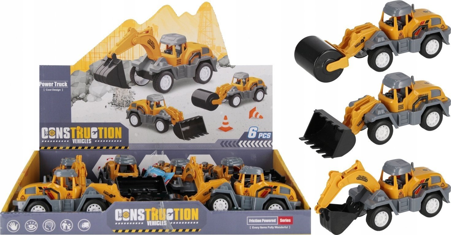 Mega Creative MASZYNA BUD MIX P/B 19CM MIX3 MC DISP 6/144