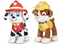 Maskotki i pluszaki - Psi Patrol Marshall Stra��ak + Rubble Budowniczy 19cm - miniaturka - grafika 1
