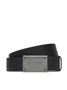 Guess Pasek Męski BMGRTU P5140 Czarny - Paski - miniaturka - grafika 1