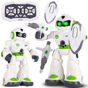 Duży Zdalnie Sterowany Robot Tańszy Strzela Jeździ - Roboty dla dzieci - miniaturka - grafika 1