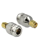 Adaptery i przejściówki - Delock SI.AADAPTER N JACK-> SMA PLUG 34MM (88837) - miniaturka - grafika 1