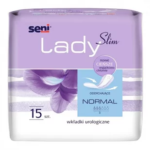 Seni Lady Normal Slim Wkładki Urologiczne 15 Szt. - Kosmetyki do higieny intymnej - miniaturka - grafika 1