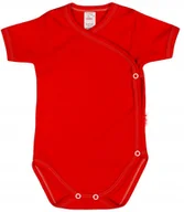 Body dla niemowląt - Body KOPERTOWE K/R 100% Bawełna CZERWONE r 56 KLEKLE - miniaturka - grafika 1