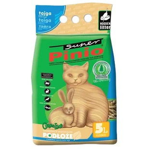 Super Pinio Tajga Żwirek drewniany 5L 6444 - Żwirek dla kotów - miniaturka - grafika 1
