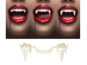 Halloween - Wysuwane kły Wampira - 1 szt. - miniaturka - grafika 1