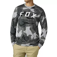 Odzież motocyklowa - Fox Bnkr Ls Tech Tee Black Camo - miniaturka - grafika 1