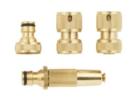 Inne akcesoria do nawadniania - PARKSIDE® Mosiężny system wtykowy / rozdzielacz 2-drożny, odporny na korozję (Mosiężny system wtykowy) - miniaturka - grafika 1