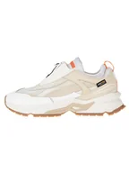 Trampki męskie - Puma Sneakersy "Nano Shield" w kolorze biało-beżowo-pomarańczowym - miniaturka - grafika 1